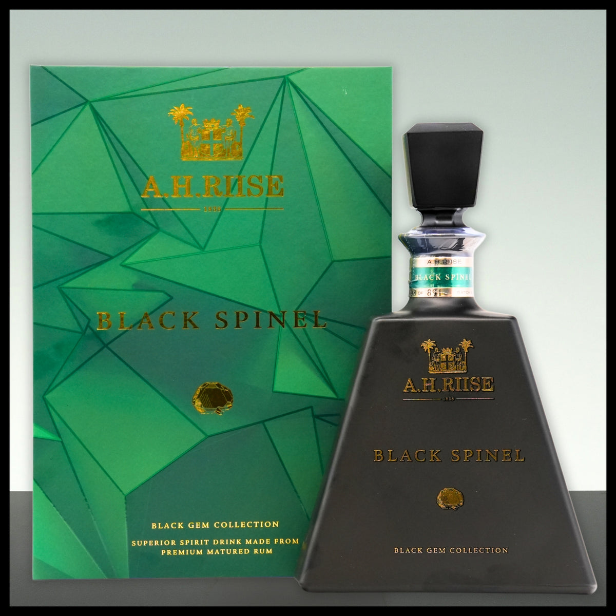 A.H. Riise BLACK SPINEL Black Gem Collection 0,7L - 46,1% Vol. - Trinklusiv