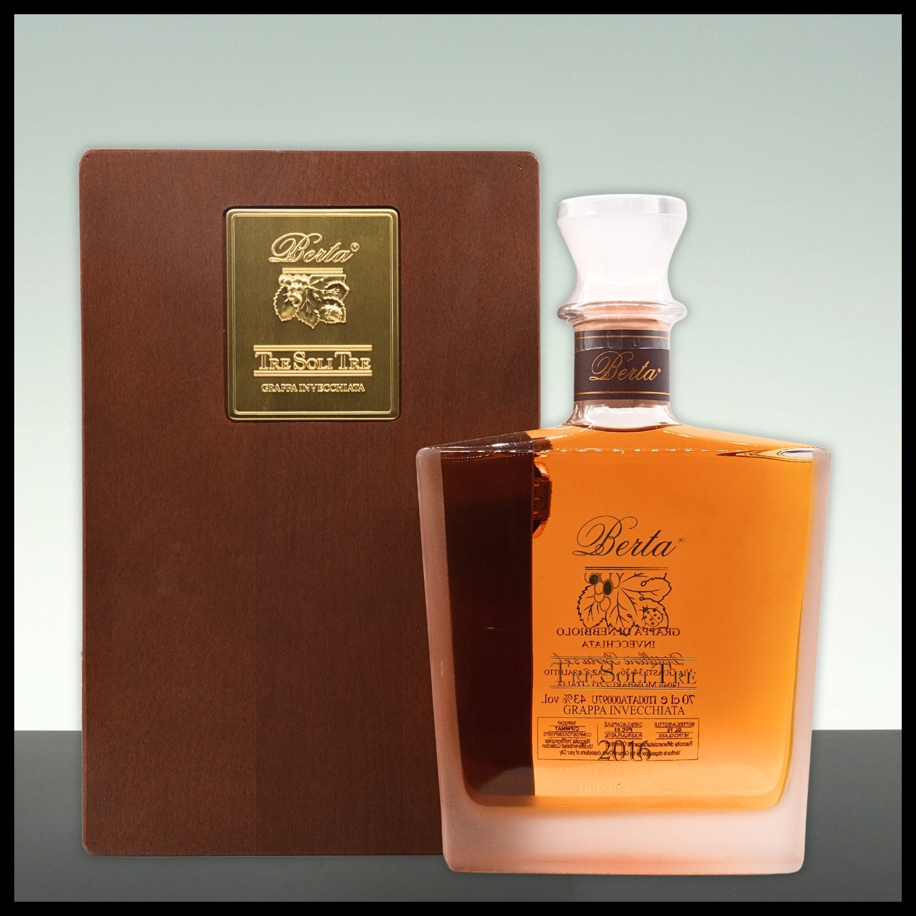 Berta Grappa Tre Soli Tre 0,7L - 43% Vol.