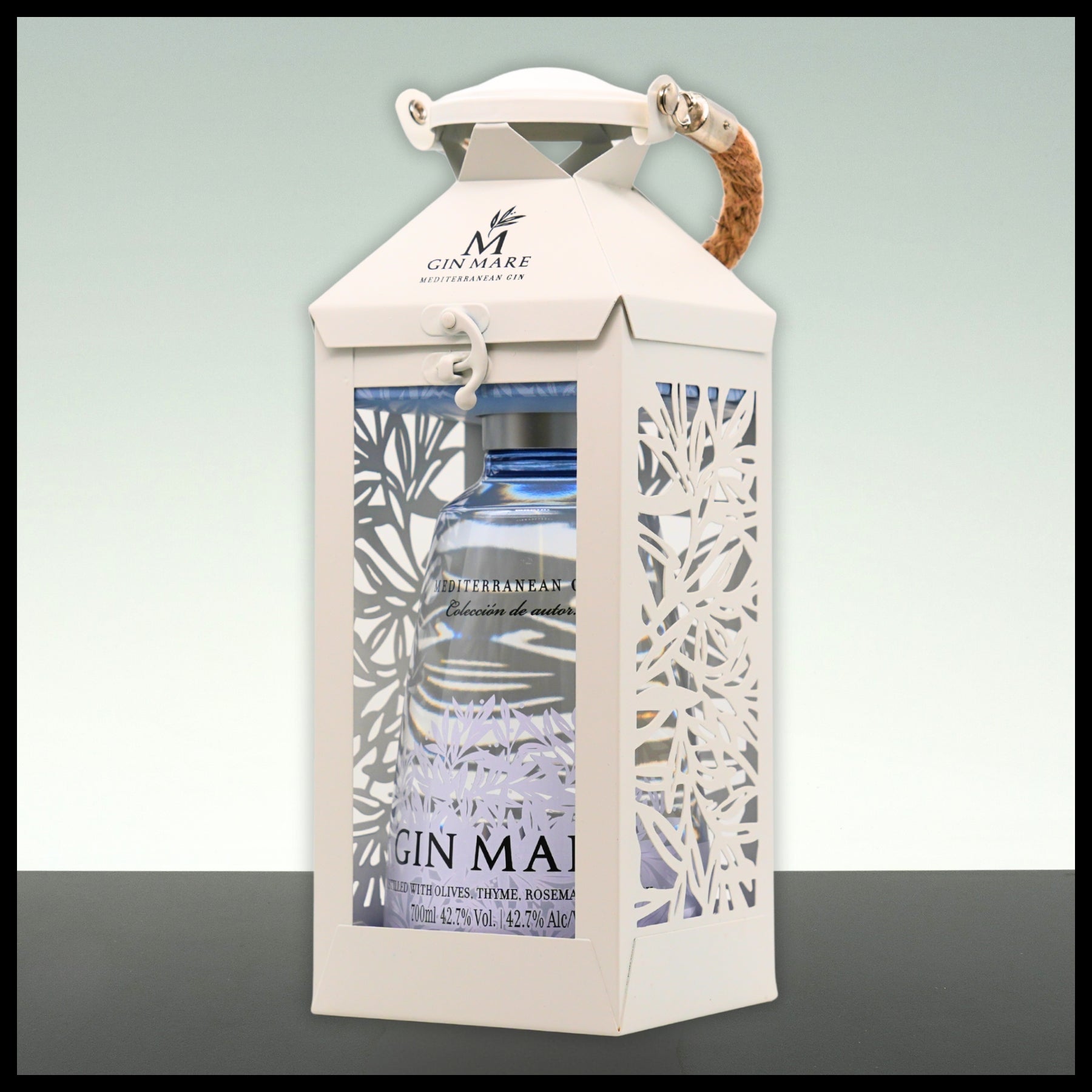 Gin Mare mit Laterne 0,7L - 42,7% Vol. - Trinklusiv