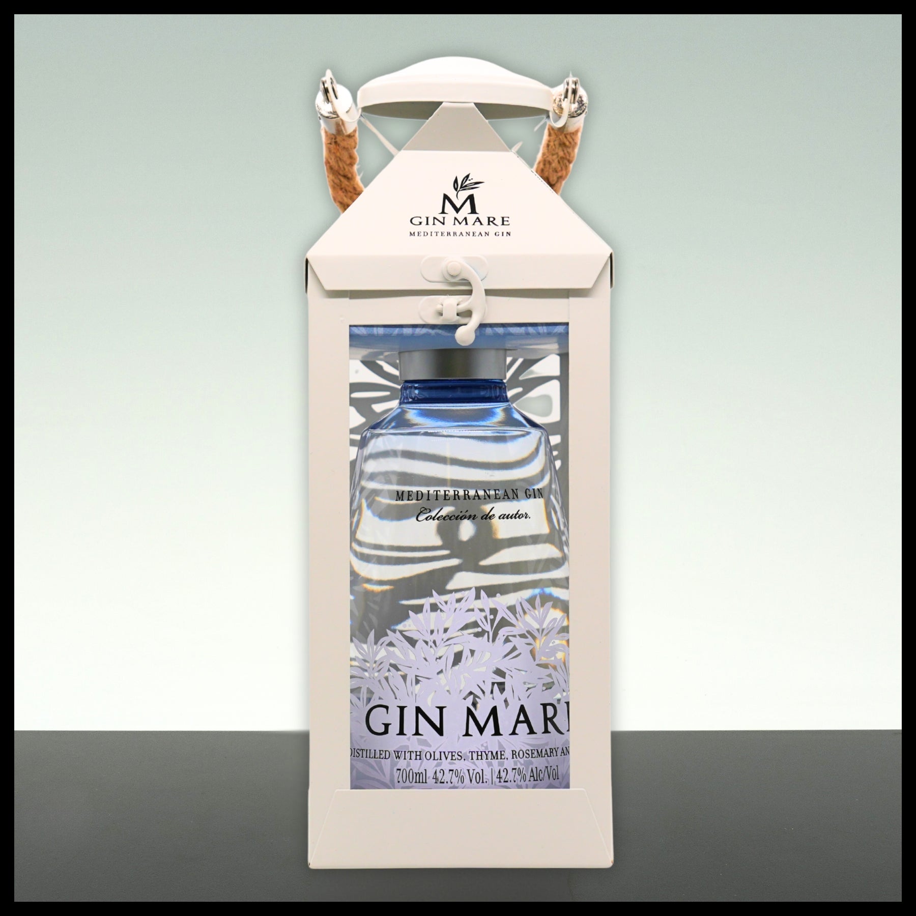Gin Mare mit Laterne 0,7L - 42,7% Vol. - Trinklusiv