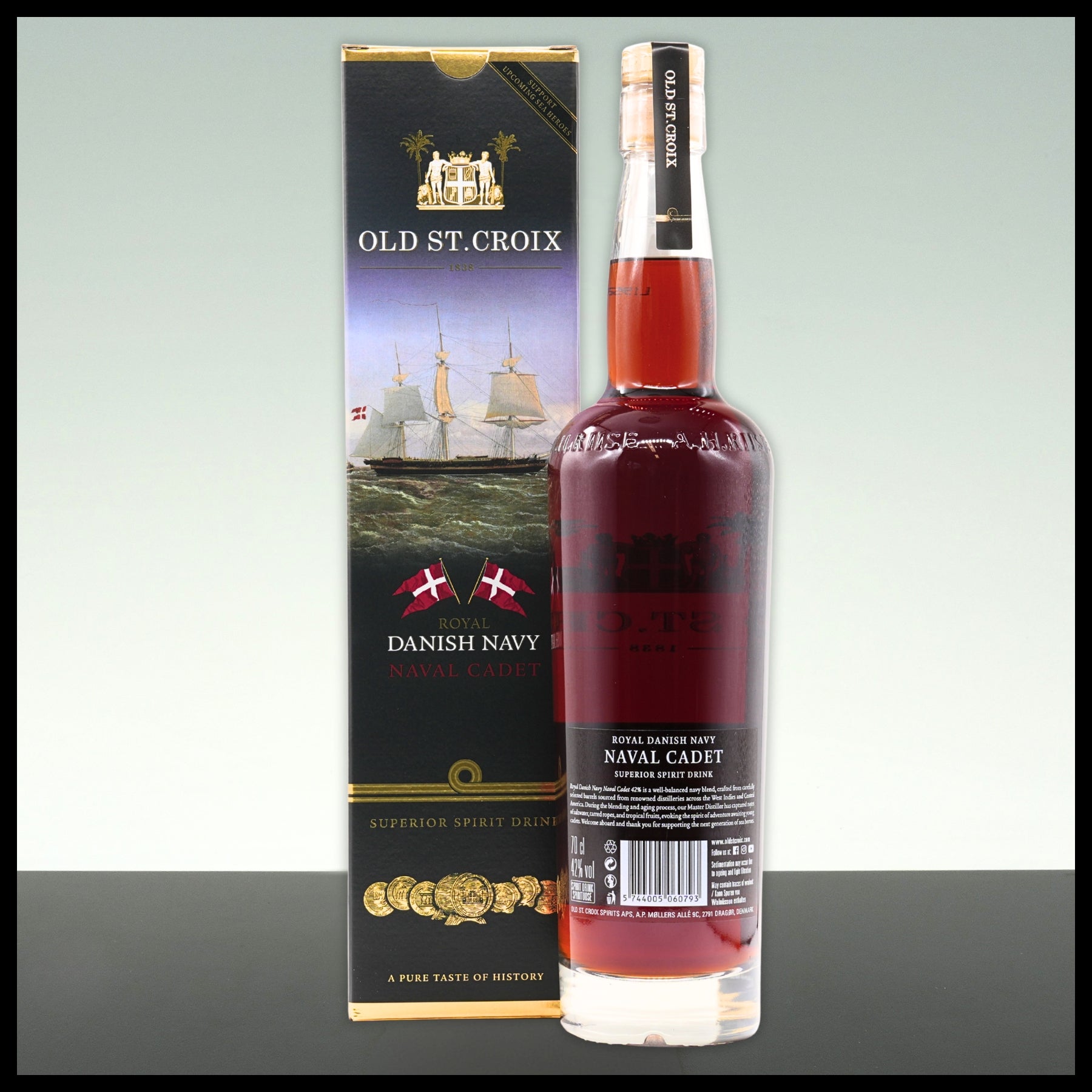 Old St. Croix Royal Danish Navy NAVAL CADET 0,7L - 42% Vol.