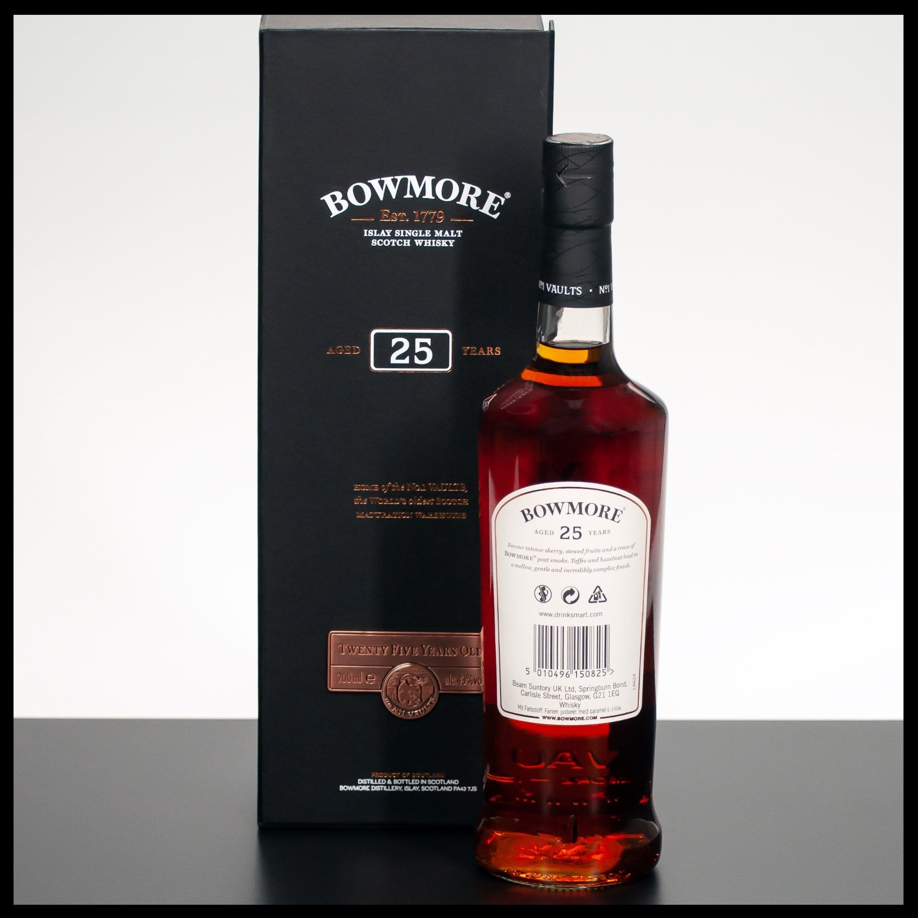 Bowmore 25 YO 0,7L - 43% - Trinklusiv