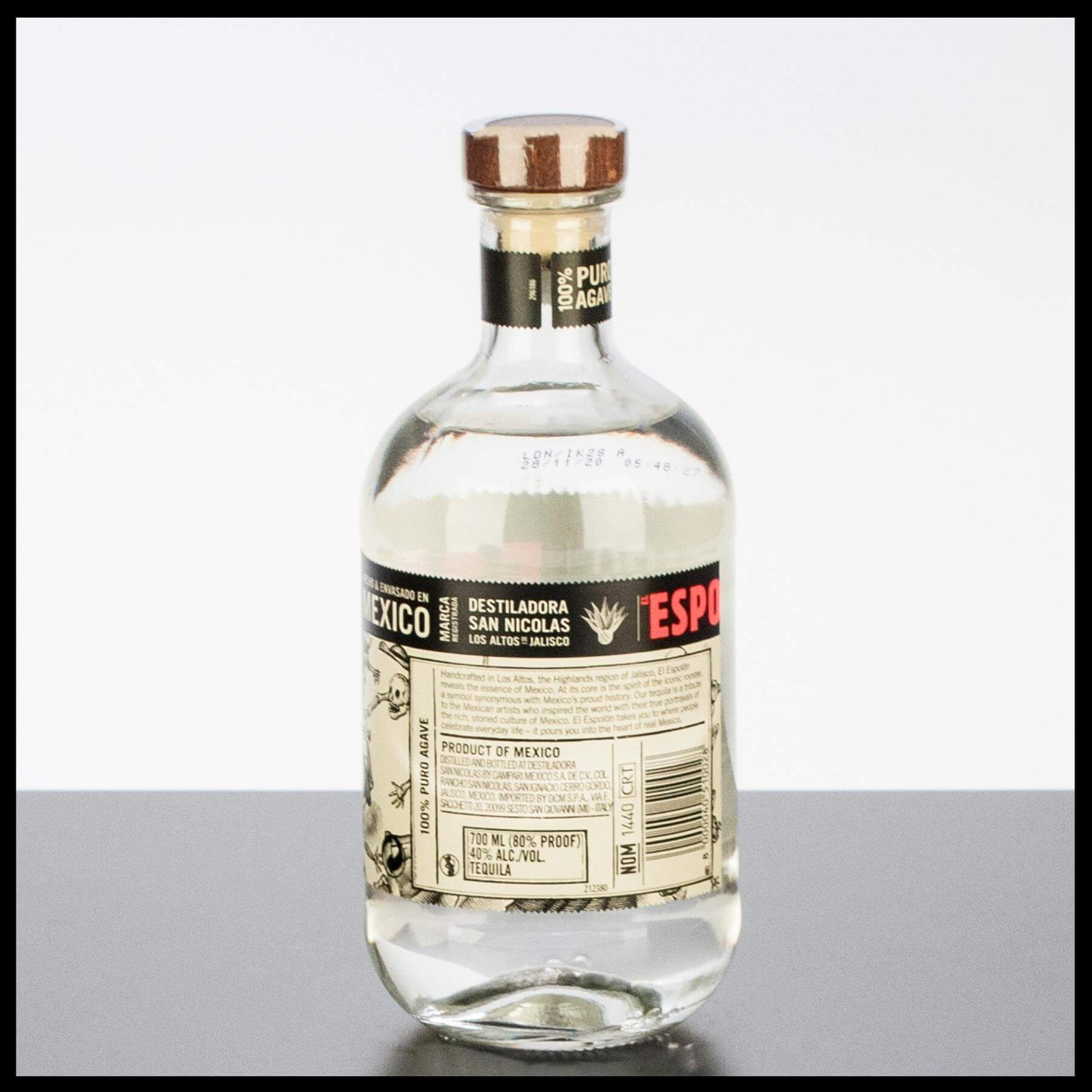 Espolón Tequila Blanco 0,7L - 40% Vol. - Trinklusiv